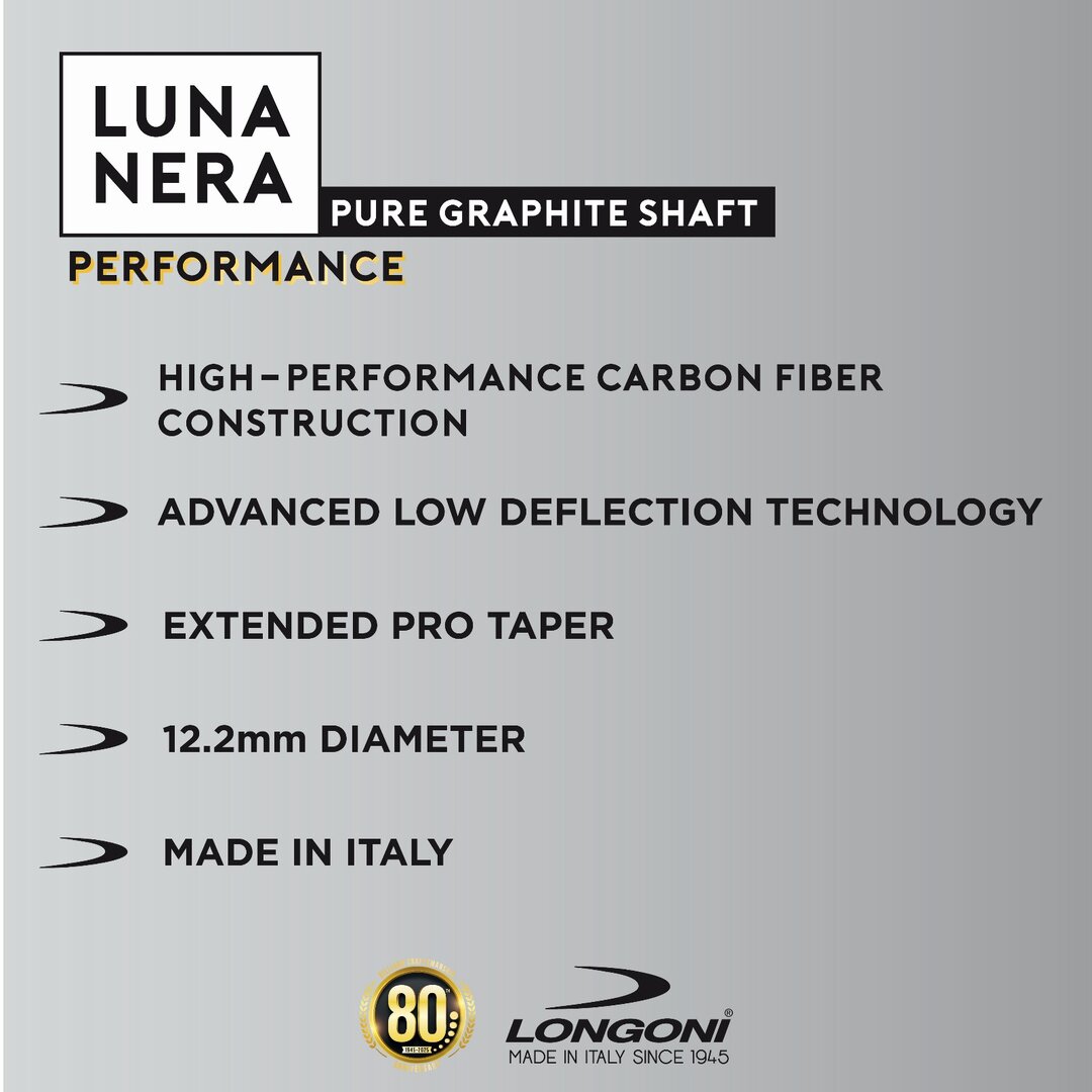 Longoni Luna Nera Performance Shaft 12.2