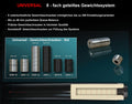 Universal - Gewichtsschrauben Komplett-Set, 16-tlg.