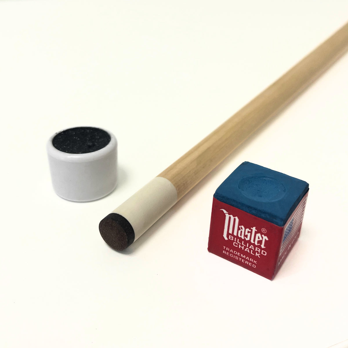 Queue Billard Starter-Set inkl. Koffer, Kreide und Ledertrimmer