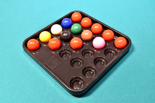 Balltablett für 22 Snookerkugeln (52 mm)