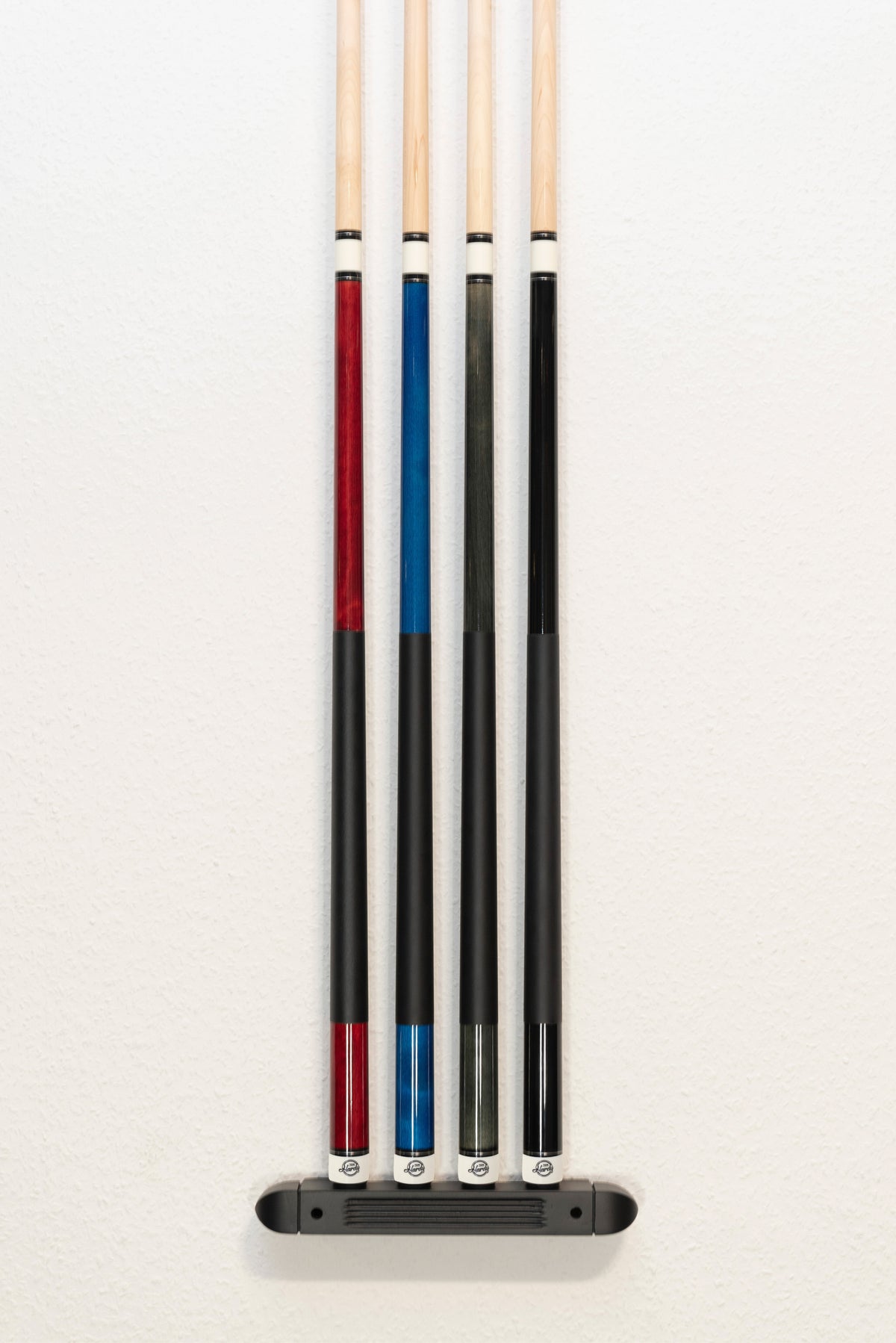 Billardqueue Wandhalter schwarz 2-tlg. für 6 Queues