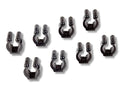 Ersatz-Clip PVC für Wandhalter Antik Set mit 8 Stück