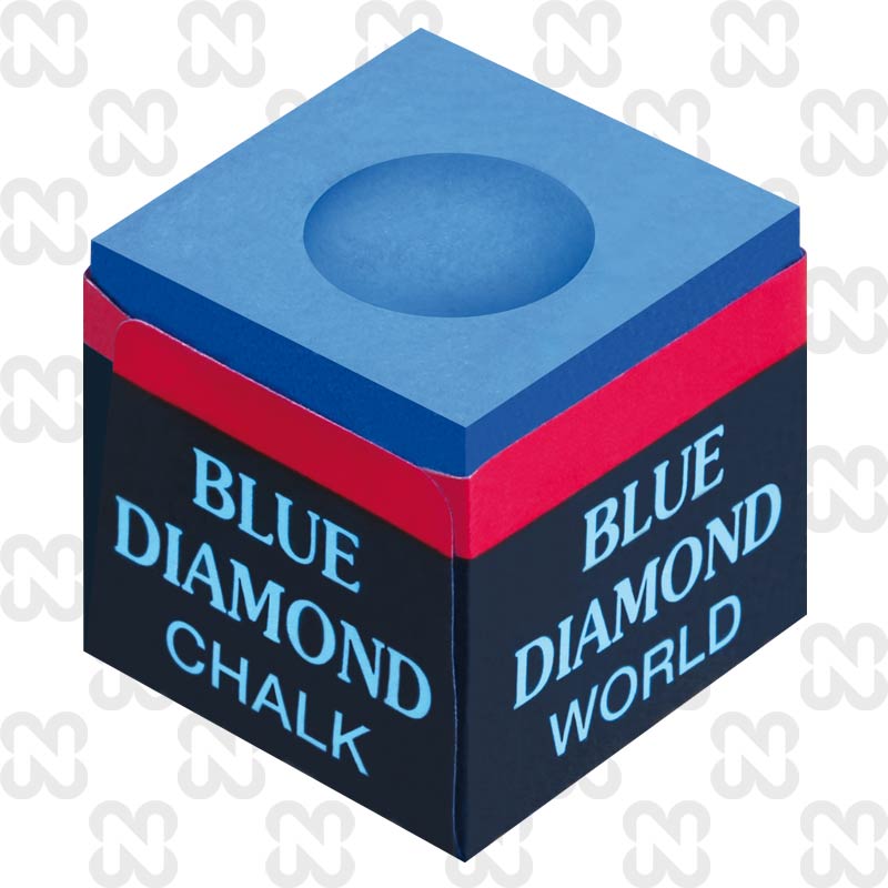 Longoni - Kreide Blue Diamond Einzelbox mit 2 Kreidewürfel