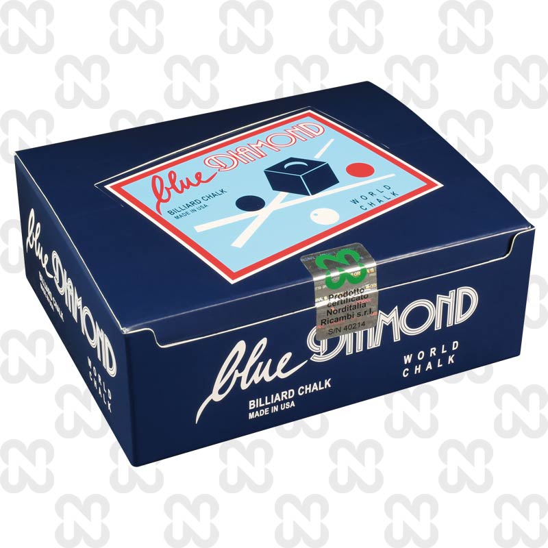 Longoni - Kreide Blue Diamond Großbox mit 25 Einzelboxen á 2 Kreidewürfel
