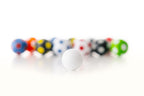 Winspeed - Kickerball 32 mm, weiß, 17 gr. Set (10 St.)