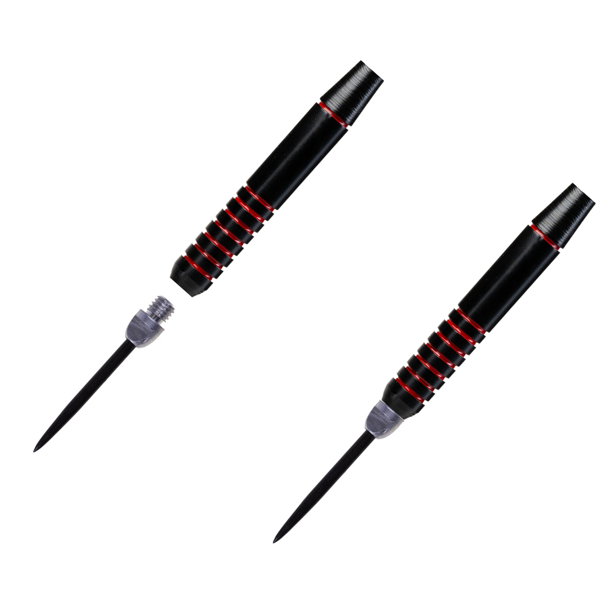 Karella - Dartspitzen Metall für Softdarts Alu 2BA 100 Sets in Aufbewahrungsdose (300 St.)
