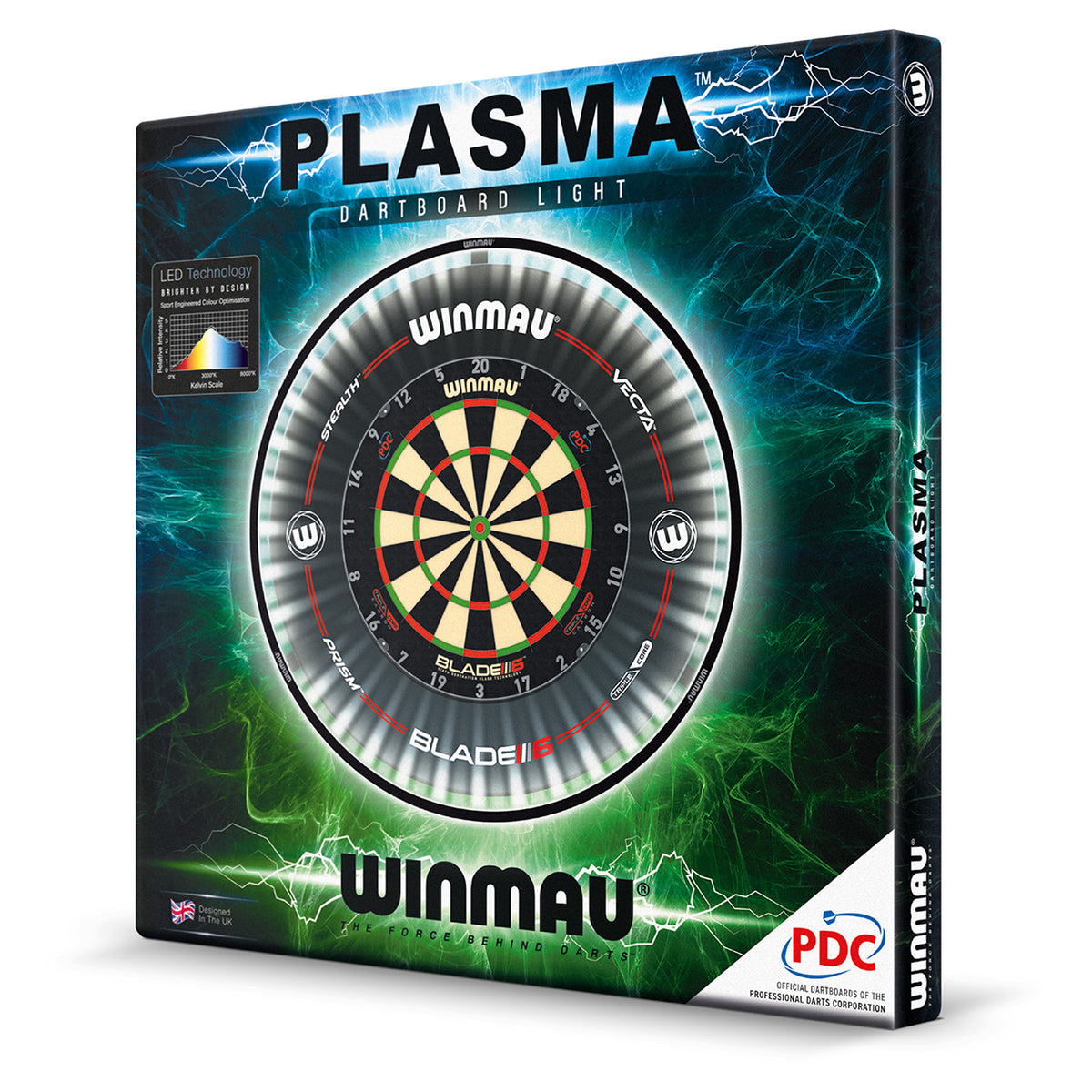Winmau - Dartboard Beleuchtung Plasma