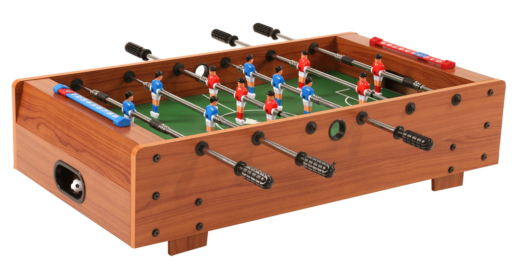 Bandito - Mini-Kicker mit Teleskopstangen Tischaufleger 94 x 51 x 23 cm Braun
