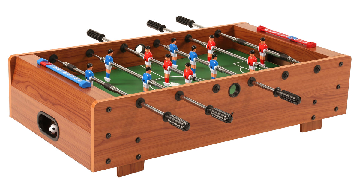 Bandito - Mini-Kicker mit Teleskopstangen Tischaufleger 94 x 51 x 23 cm Braun