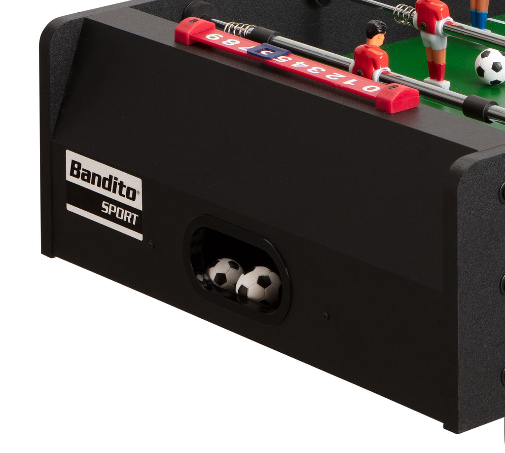Bandito - Mini-Kicker mit Teleskopstangen Tischaufleger 94 x 51 x 23 cm schwarz