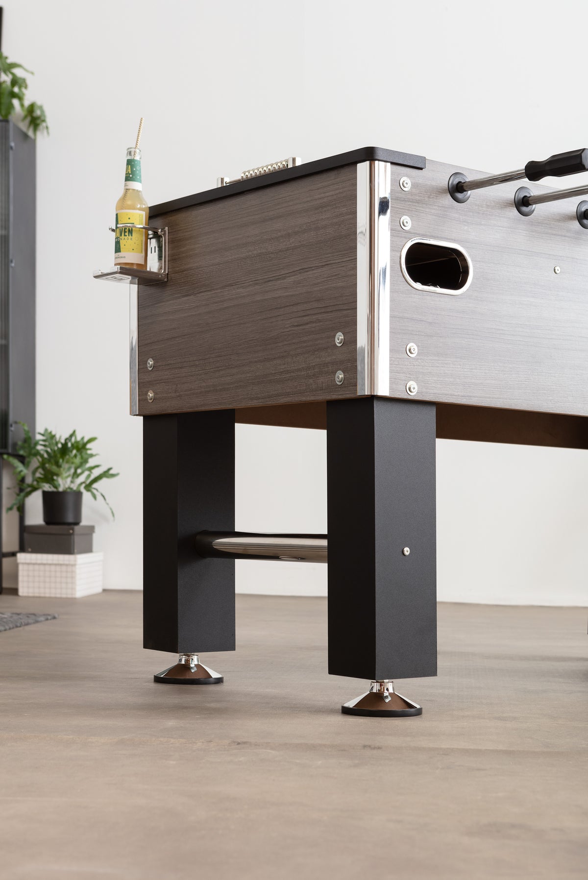 Bandito - Tischkicker Profi Soccer Deluxe in eiche-grau