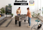 Bandito - Tischkicker Profi Soccer Deluxe in eiche-grau
