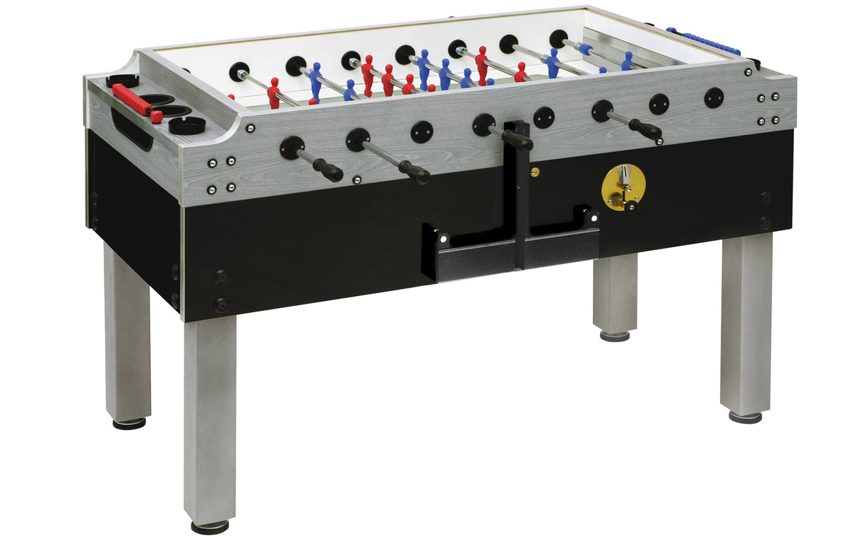 Garlando - Tischkicker Olympic Silver Münz/Glas 1,- € SA