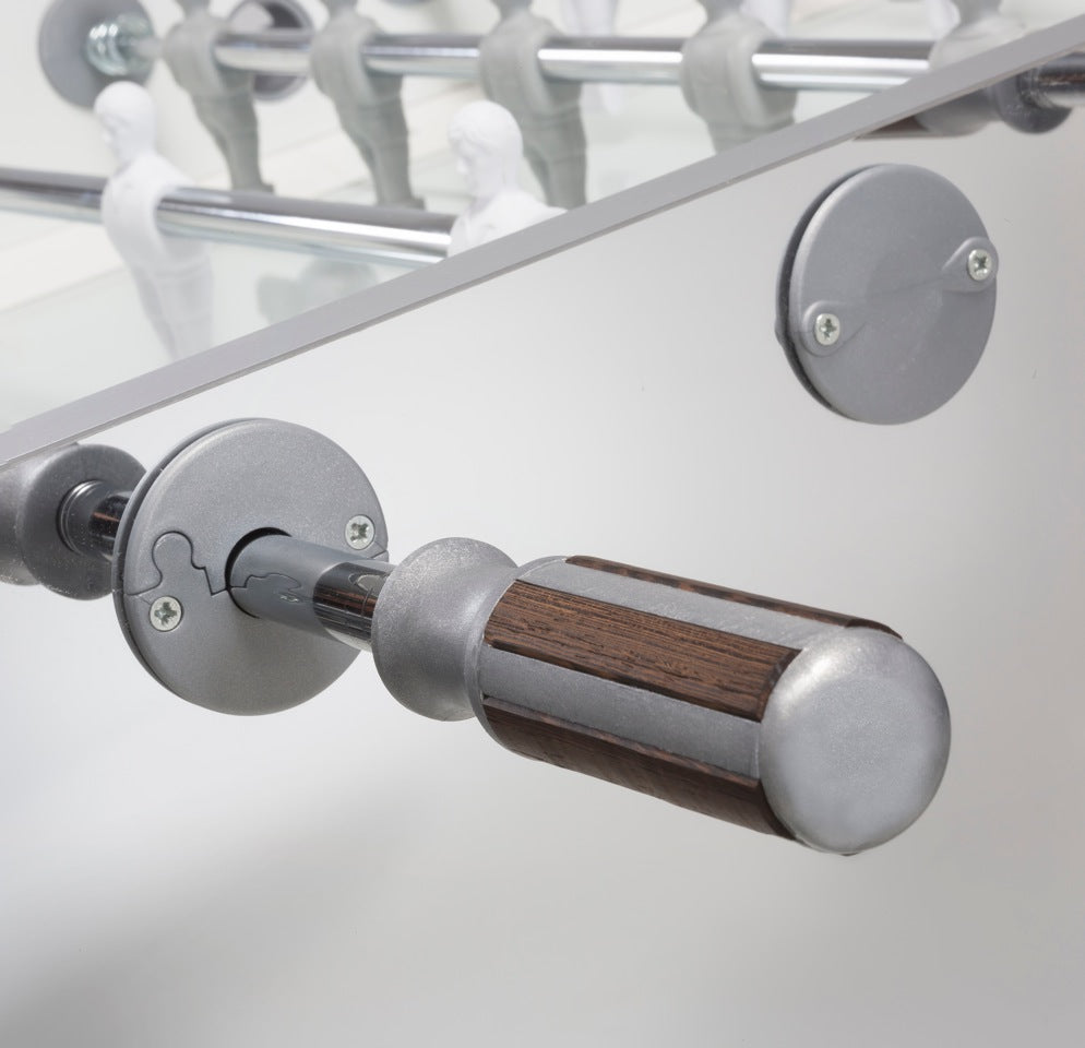 Garlando - Kickergriff Exklusiv silber/ birne für 16mm Stangen