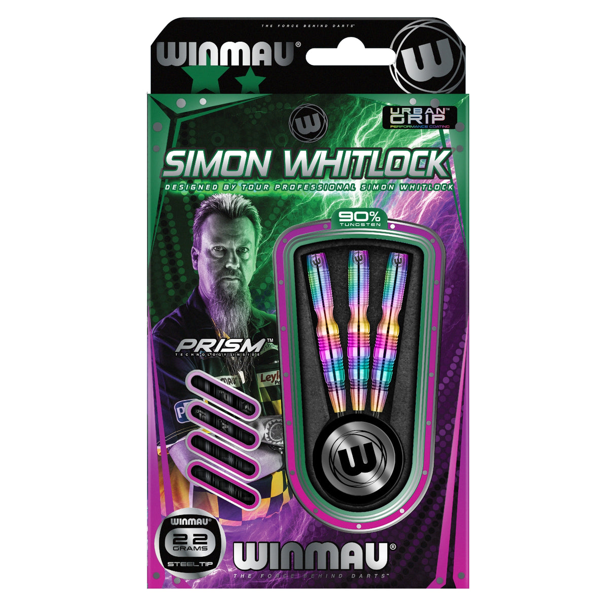 Winmau - Steeldart - Whitlock Urban Grip 22 gr.