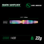 Winmau - Steeldart - Whitlock Urban Grip 22 gr.