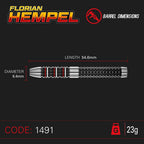 Winmau - Steeldart Florian Hempel 23 gr.