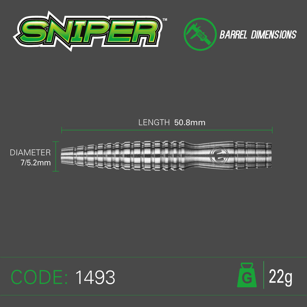 Winmau - Steeldart - Sniper 22 gr.