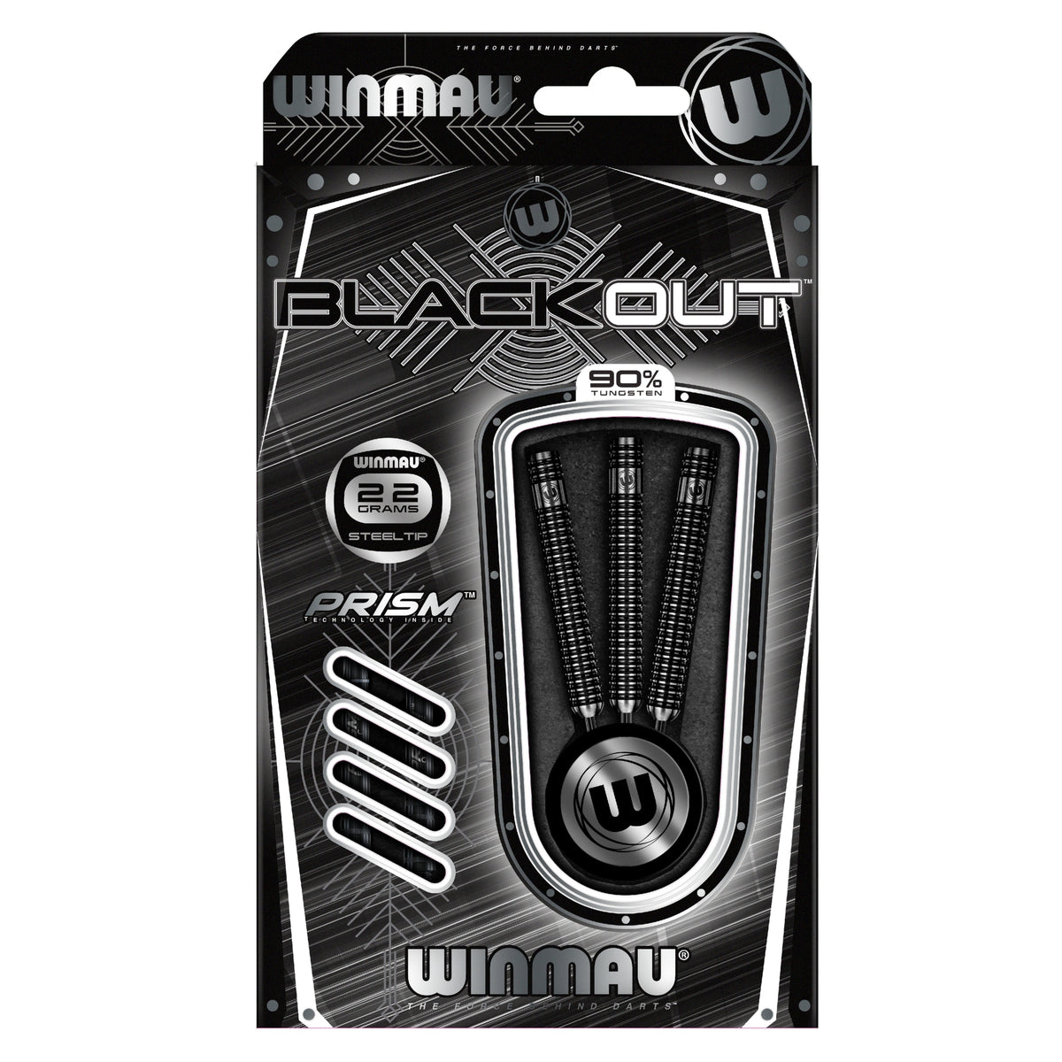 Winmau - Steeldart Blackout 22 gr.