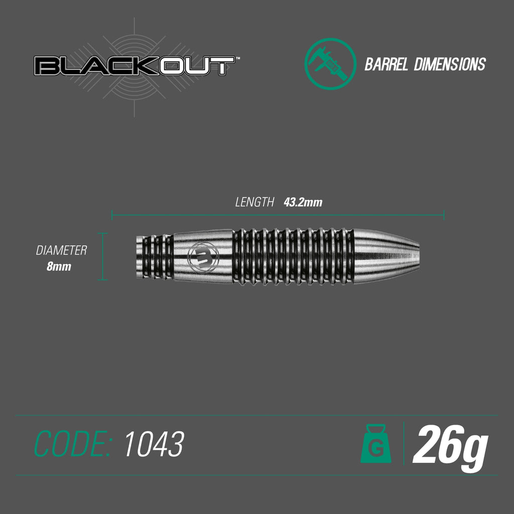 Winmau - Steeldart Blackout 26 gr.