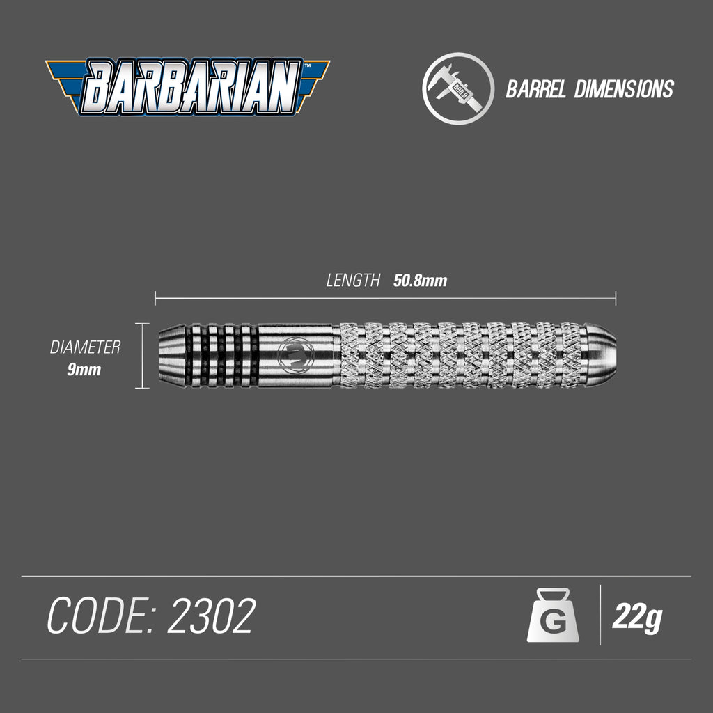 Winmau - Steeldart Barbarian 22 gr.