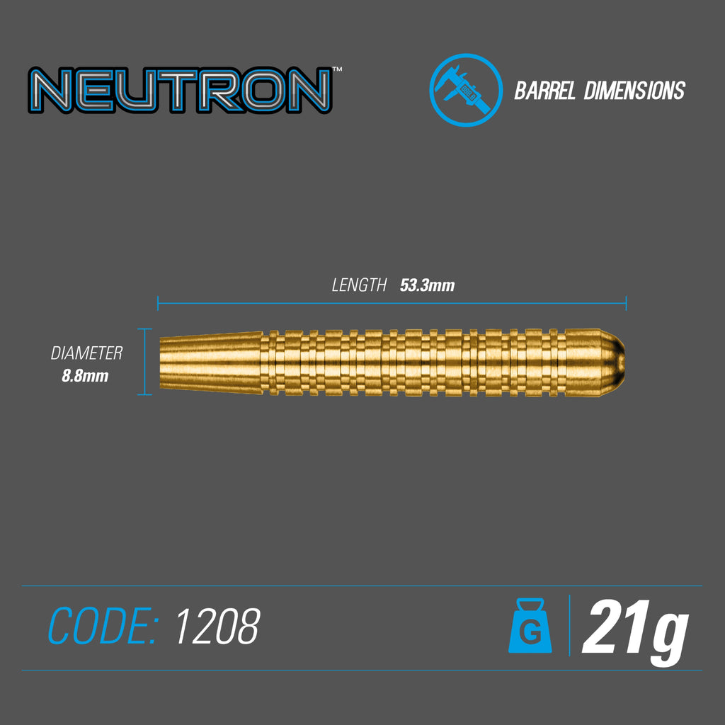 Winmau - Steeldart Neutron Brass 21 gr.