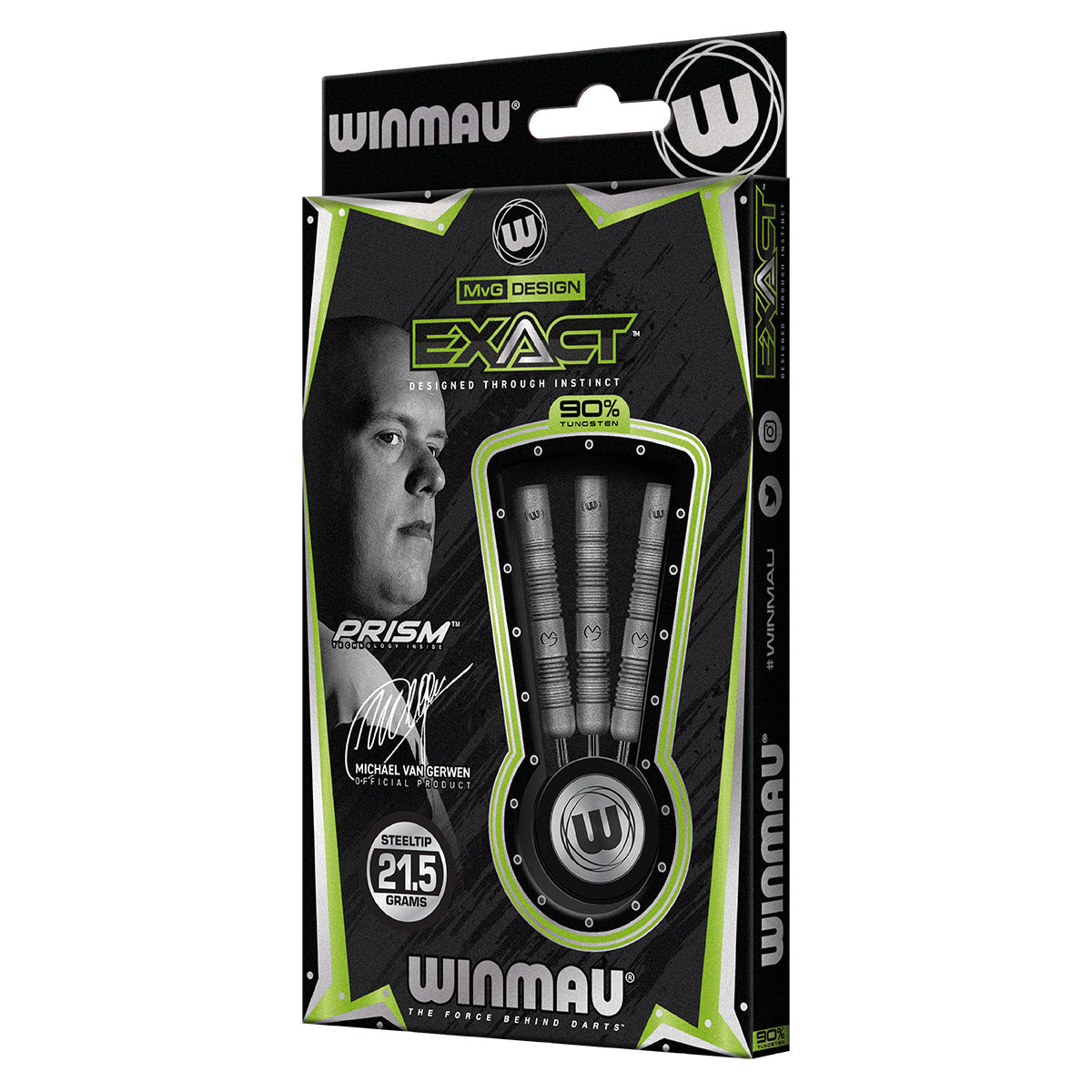 Winmau - Steeldart MvG Exact 21,5 gr.