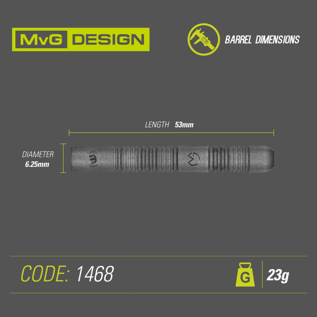 Winmau - Steeldart MvG Exact 23 gr.