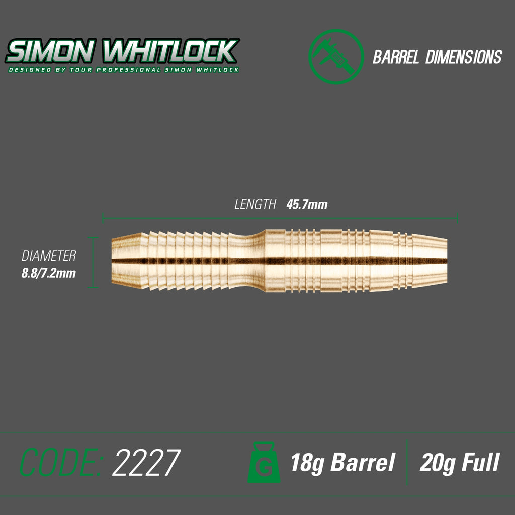 Winmau - Softdart Simon Whitlock Brass 18 gr.