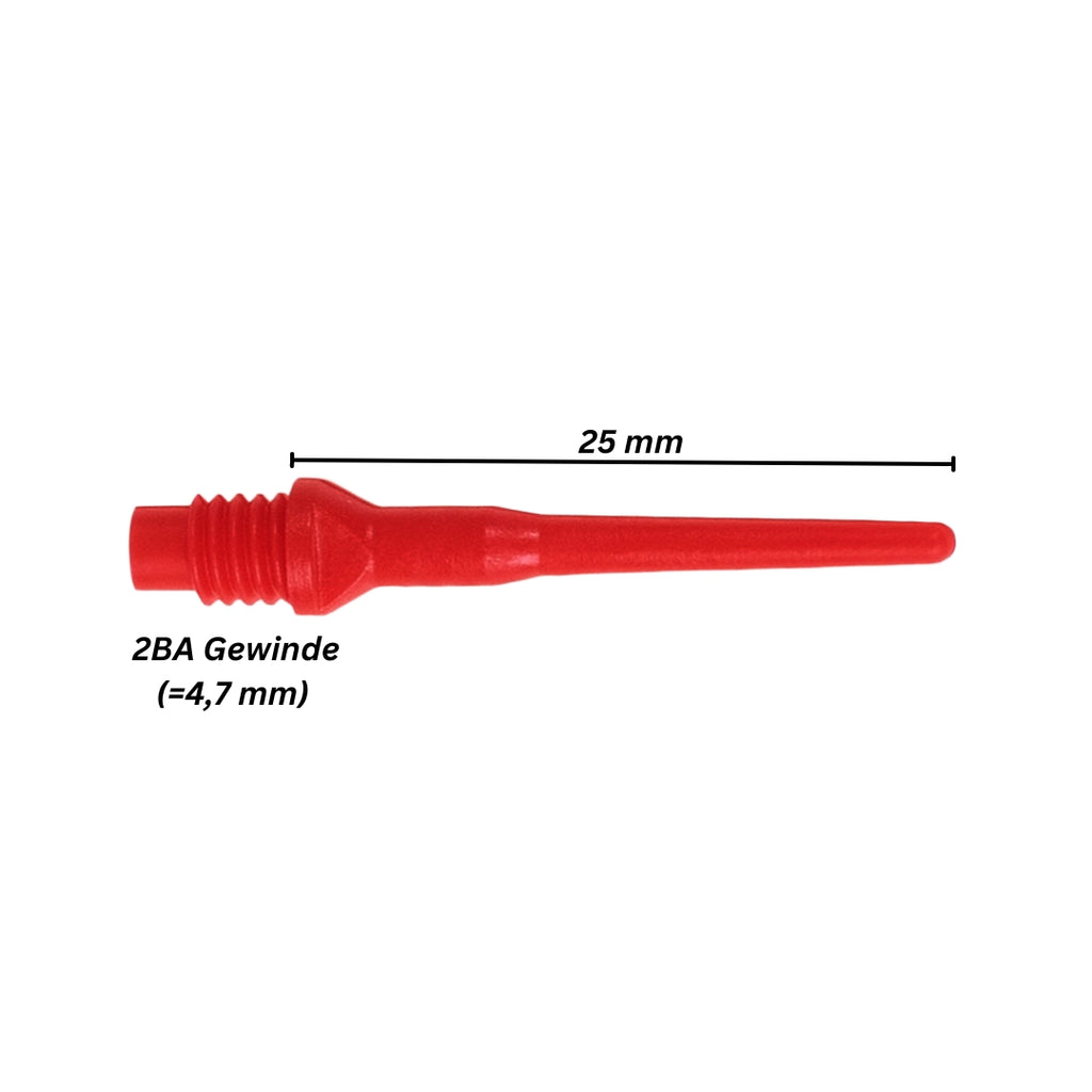 Karella - Dartspitzen soft KeyPoint 2BA Gewinde 100 St.