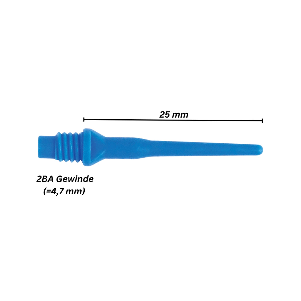 Karella - Dartspitzen soft KeyPoint 2BA Gewinde 100 St.