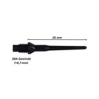 Karella - Dartspitzen soft KeyPoint 2BA Gewinde 1000 St.