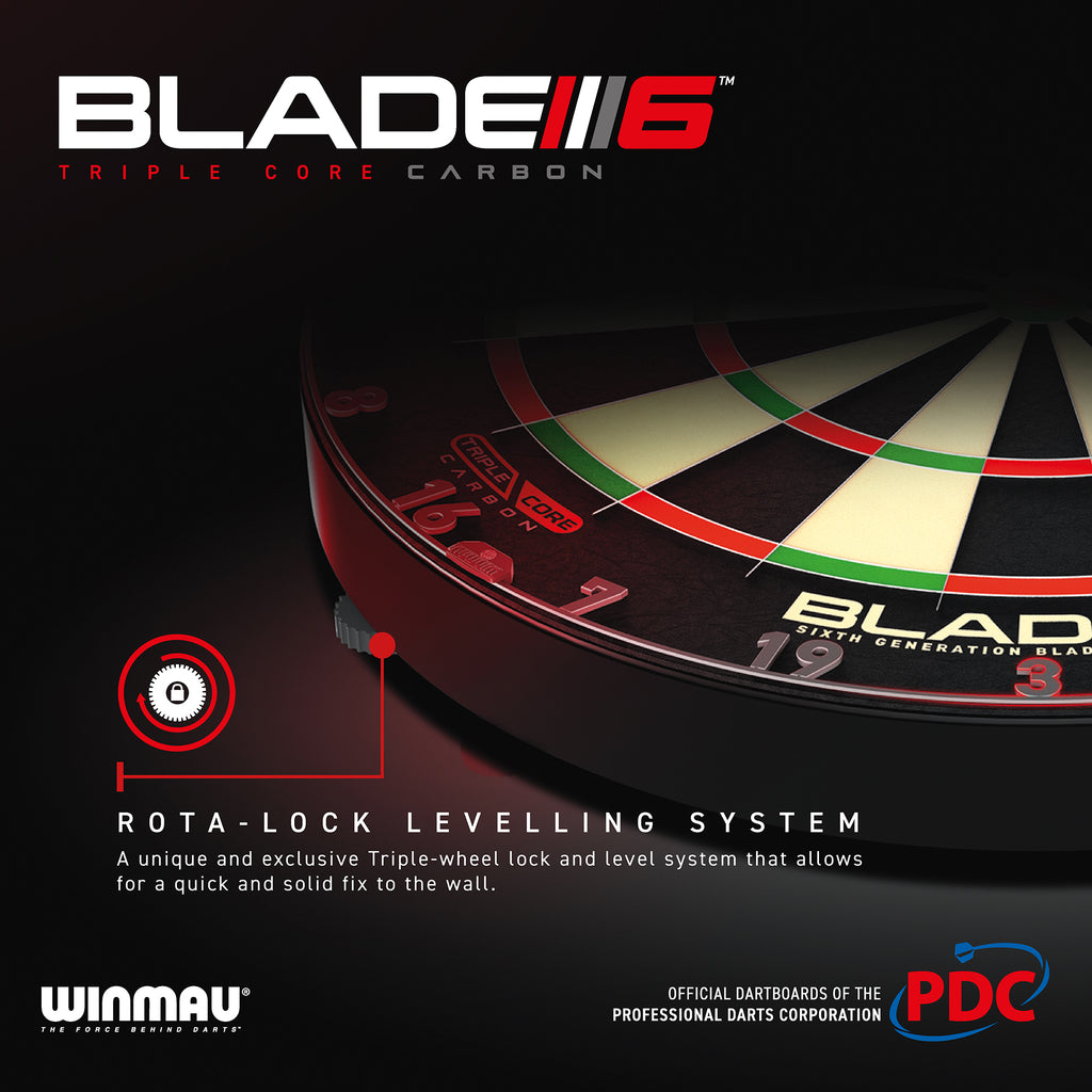 Winmau - Dartboard Blade 6 Triple Core Carbon PDC