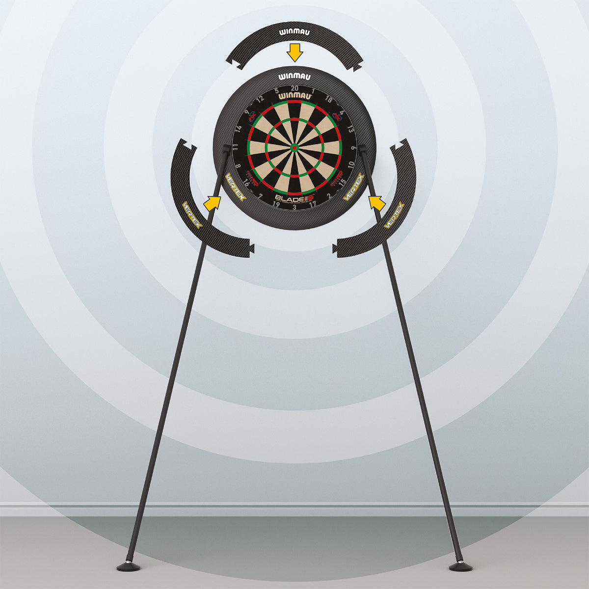 Winmau - Dartboardständer Vertex