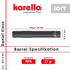 Karella - Softdart Daniel Klose 90% Tungsten 21 gr.