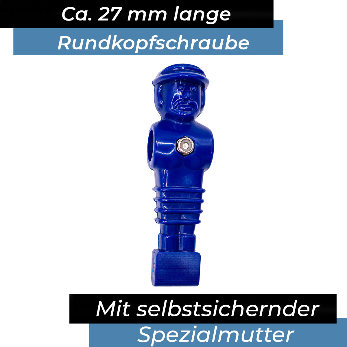 Bandito - Kickerfigur MasterCup Komplettset inkl Schrauben/Muttern (2x11St.)