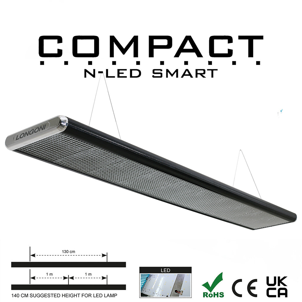 Longoni - Billardleuchte Langfeld LED 205 cm für 7-8 ft.
