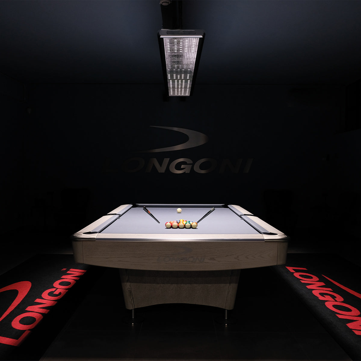 Longoni - Billardleuchte Langfeld LED 205 cm für 7-8 ft.