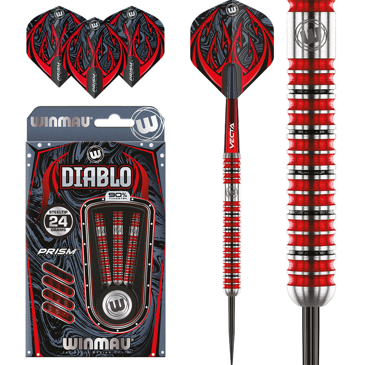 Winmau - Steeldart Diablo 24 gr.