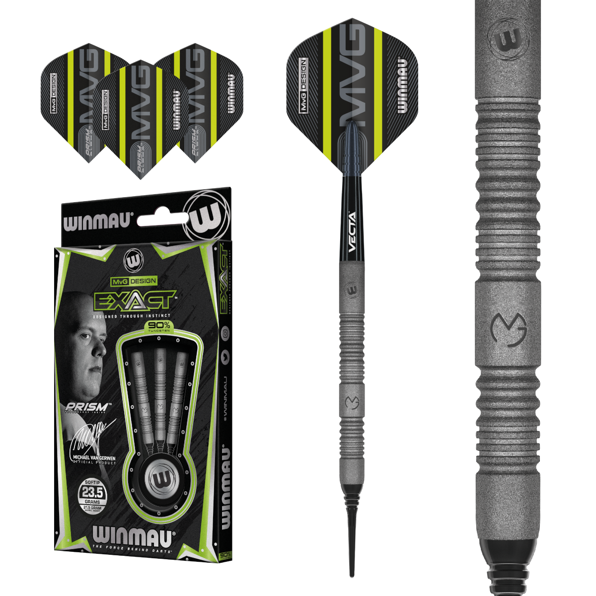 Winmau - Softdart MvG Exact 23,5 gr.