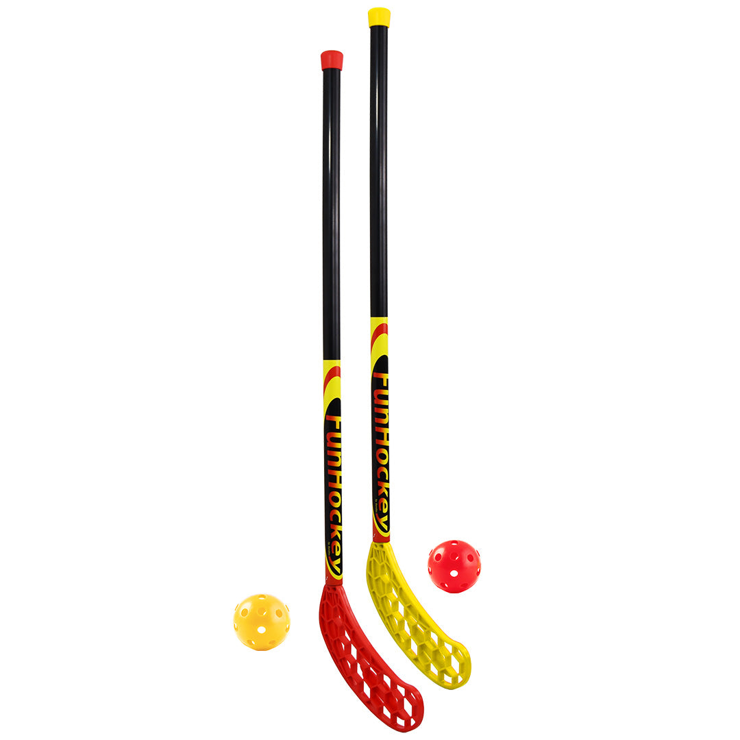 Bandito - FunHockey Schläger-Set, 2 Schläger und 2 Bälle