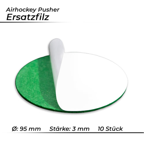 Bandito - Airhockey Pusher Ersatzfilz 95 mm (10 St.)