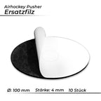 Bandito - Airhockey Pusher Profi Ersatzfilz 100 mm (10 St.)