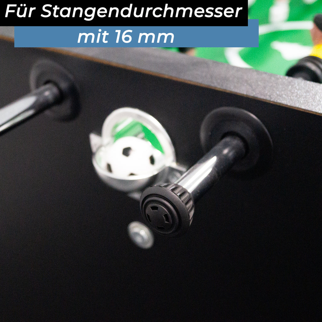 Bandito - Endkappen Safety für 16 mm Kickerstangen Set (8 St.)