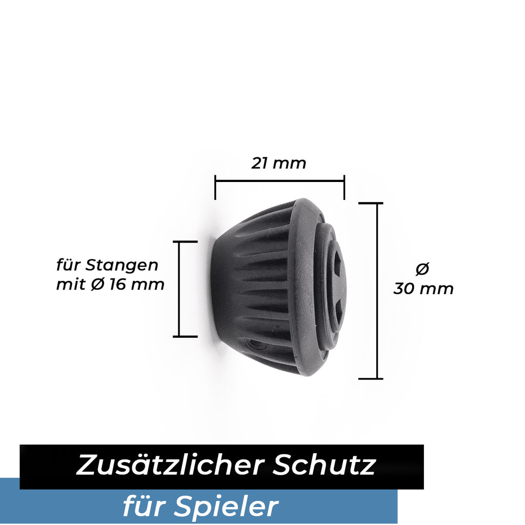Bandito - Endkappen Safety für 16 mm Kickerstangen Set (8 St.)