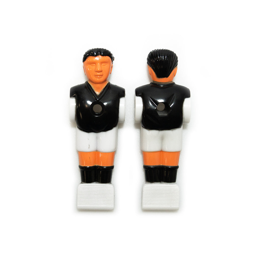 Bandito - Kickerfigur Profi schwarz/weiß für 16 mm Kickerstangen (11 St.)