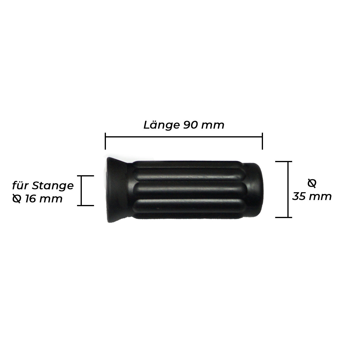 Bandito - Kickergriff  MasterCup  für 16 mm Stangen