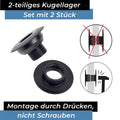 Bandito  - Kugellager Universal für 16 mm Kickerstange Seitenwände 25 - 32 mm Stangenset (2 St.)