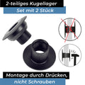 Bandito  - Kugellager Universal für 16 mm Kickerstange Seitenwände 37 - 43 mm Stangenset (2 St.)