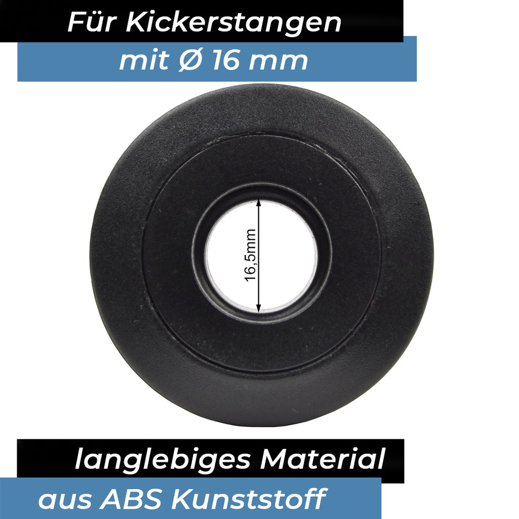 Bandito  - Kugellager Universal für 16 mm Kickerstange Seitenwände 25 - 32 mm Tischset (16 St.)